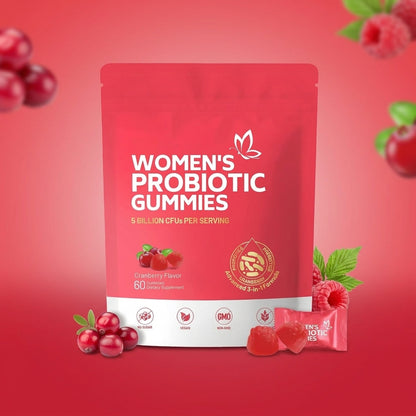 Women’s Cranberry Probiotic Gummies for Digestive & Daily Wellness